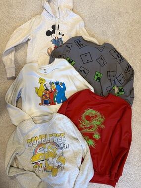 Boys sweatshirt bundle (sz large, 10-12)
